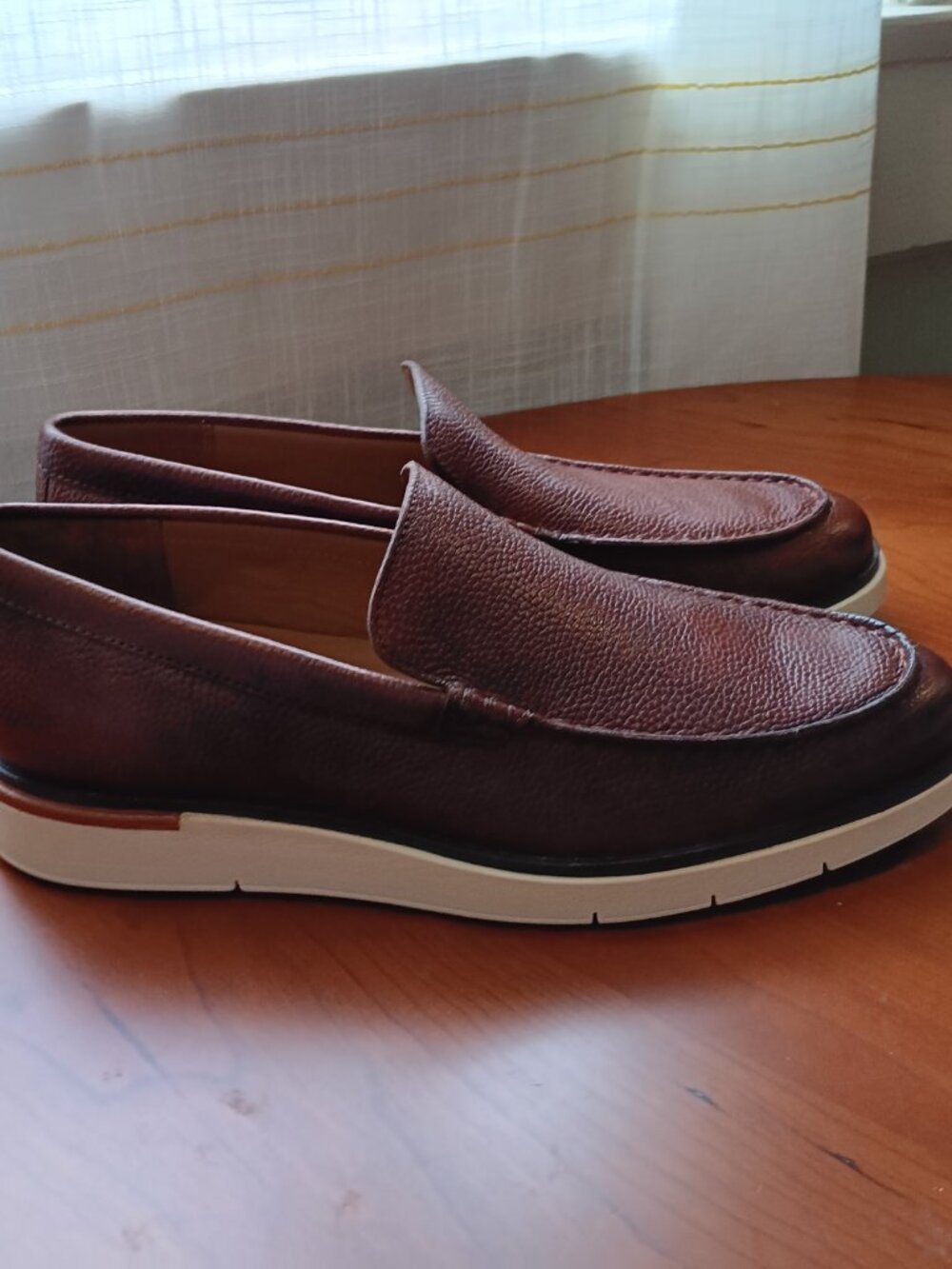NWT Allen Edmonds Brown Leather Hybrid Sneaker-Loafer Slip-on Size 10.5D - Picture 12 of 12